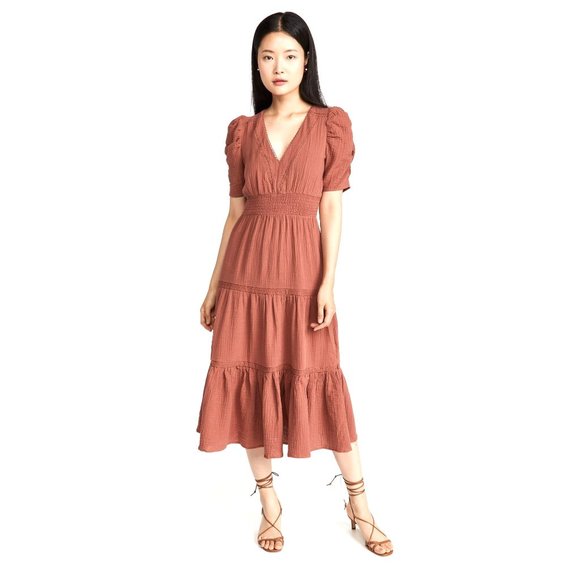 BB Dakota by Steve Madden Prairie Dress in Clay Small - Picture 8 of 8